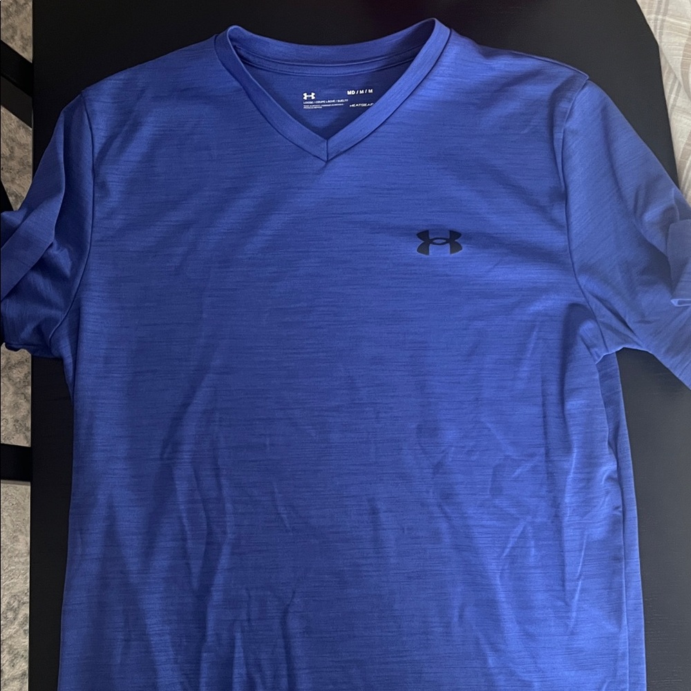Under Armour Men's Short Sleeve Blue Tee